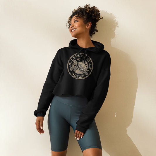Embrace the coastal charm with our tortuga Crop Hoodie. Dive into the pure pura vida style, combining comfort and unique design. Available now at The Pura Vida Store